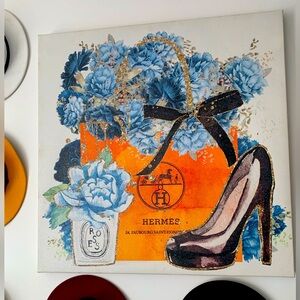 Large luxury canvas Hermes Wall Art